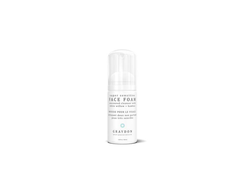 Graydon Super Sensitive Face Foam, White Willow + Bambook, 100 mL