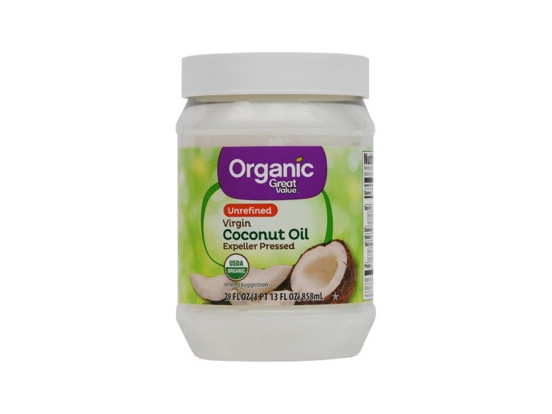 Great Value Unrefined Organic Virgin Coconut Oil, 54 fl oz