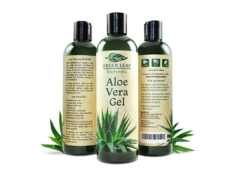 Green Leaf Naturals Aloe Vera Gel, 8 fl oz