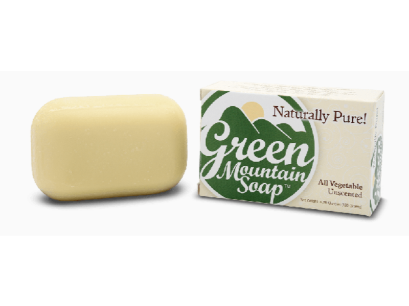 Green Mountain Soap All Vegetable Unscented Bar, 4.25 oz/120 g