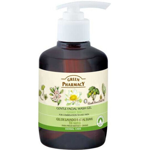 Face Care Green Tea Gently Facial Wash Gel