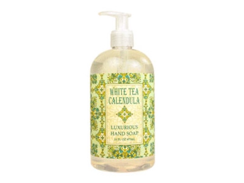 Greenwich Bay Trading Company White Tea Calendula Luxurious Hand Soap, 16 fl oz/473 mL