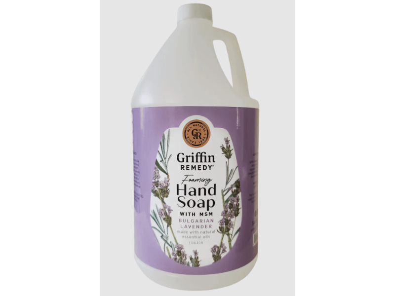 Griffin Remedy Foaming Hand Soap, Bulgarian Lavender, 1 Gallon