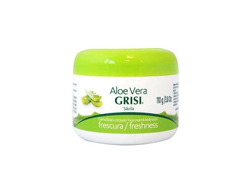 Grisi Aloe Vera Face Cream & Body Lotion, Freshness, 3.8 oz/110 g, Pack Of 2