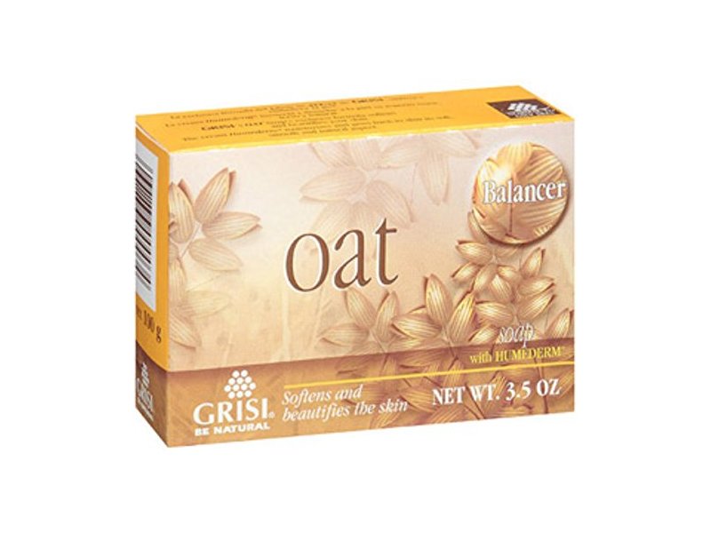 Grisi Natural Oat Soap, 3.5 oz (Pack of 9)