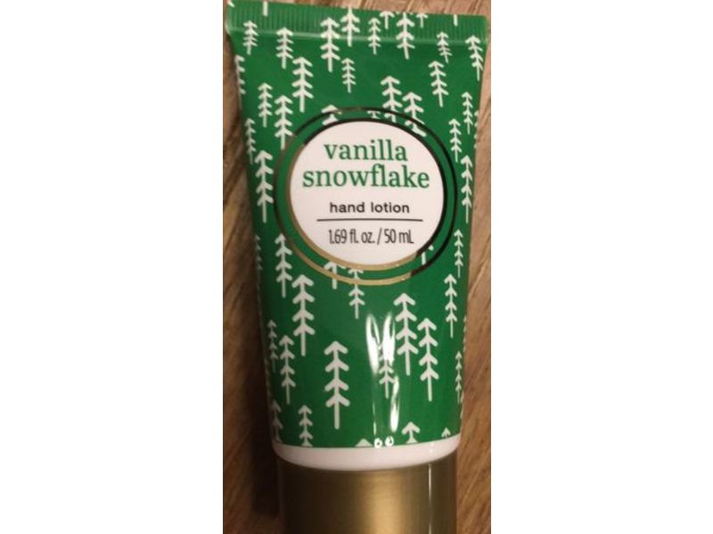 Groovi Beauty Vanilla Snowflake Hand Lotion, 1.69 fl oz/50 mL