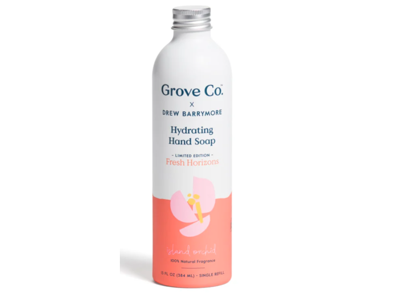 Grove Co. Fresh Horizons Hydrating Hand Soap, Island Orchid, 13 fl oz/384 mL