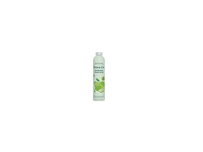 Grove Co. Hydrating Hand Soap, Apple & Pear Blossom, 24 fl oz/710 mL