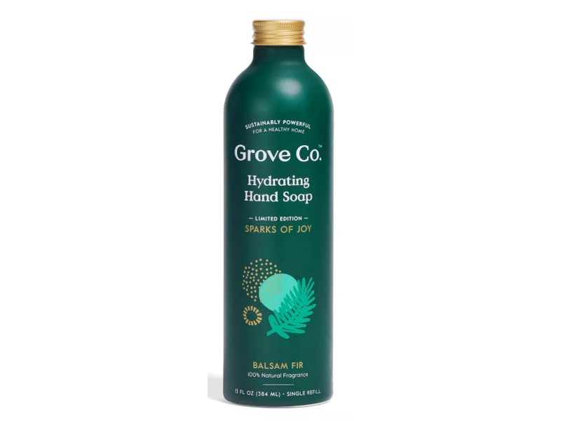 Grove Co. Hydrating Hand Soap, Balsam Fir, 13 oz/384 mL