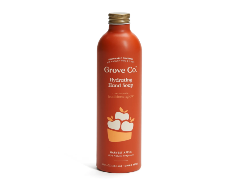 Grove Co Hydrating Hand Soap, Harvest Apple, 13 fl oz/384 mL