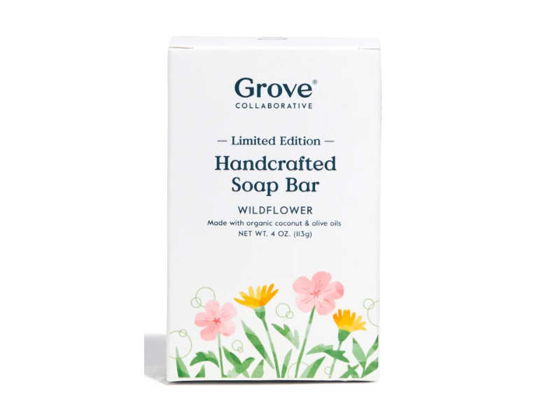 Grove Hand Crafted Soap Bar, Oatmeal & Olive Oil, 4 oz/113 g