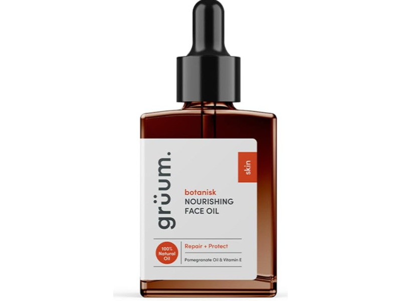 Gruum Botanisk Nourishing Face Oil, Pomegranate Oil & Vitamin E, 30 mL