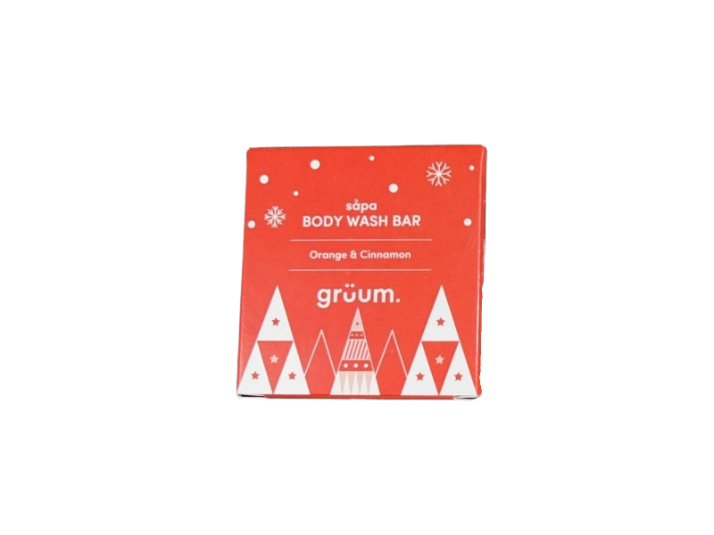 Gruum Sapa Body Wash Bar, Orange & Cinnamon, 50 g