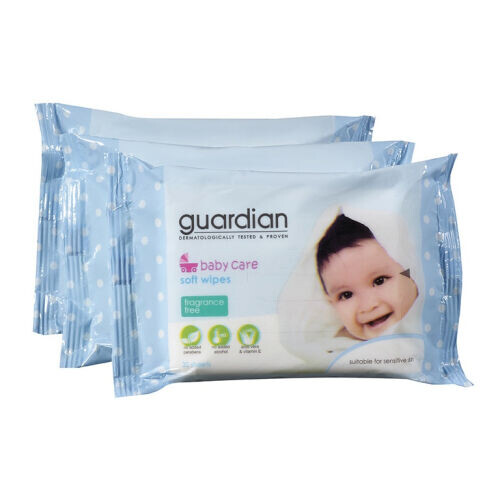 Baby Care Soft Wipes (Fragrance Free)