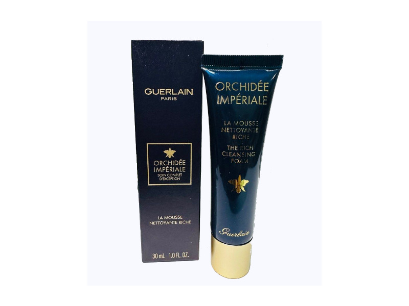 Guerlain Paris The Rich Cleansing Foam, Orchidee Imperial, 1.0 fl oz/30 mL