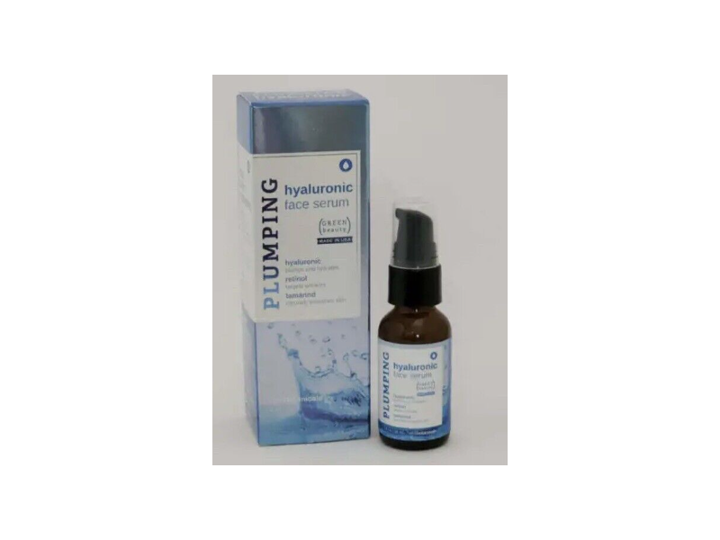Habit Botanicals Hyaluronic Acid Face Serum, Plumping, 1 fl oz/30 mL