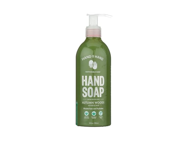 Hand In Hand Autumn Woods Hand Soap, Limited Edition Scent, 10 fl oz/296 mL