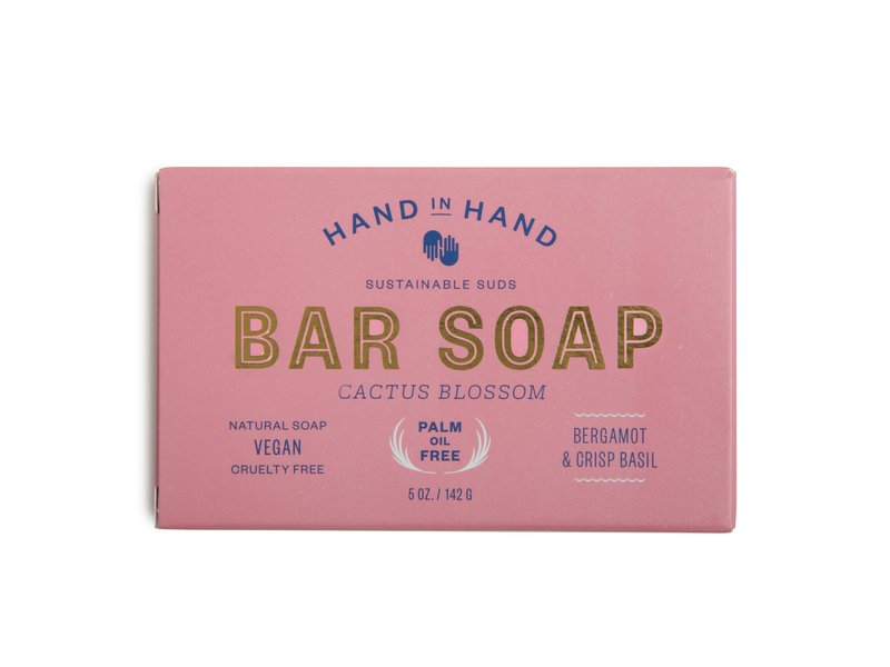 Hand in Hand Bar Soap Cactus Blossom, 5 oz