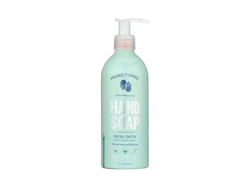 Hand In Hand Liquid Hand Soap, Fresh Snow, 10 fl oz/296 mL