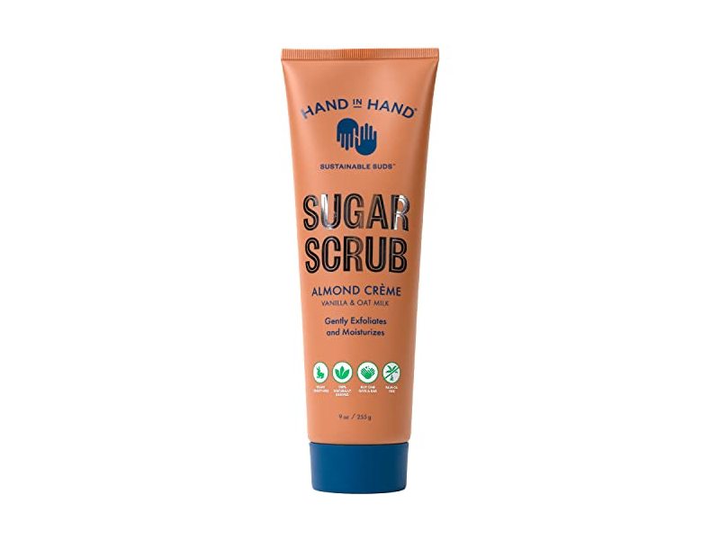 Hand In Hand Sugar Scrub, Almond Creme, 9 oz/255 g