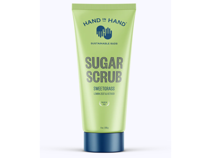 Hand In Hand Sugar Scrub, Sweetgrass, 9 oz/255 g