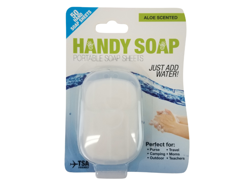 Handy Soap Portable Soap Sheets, Aloe Scented, 50 Count