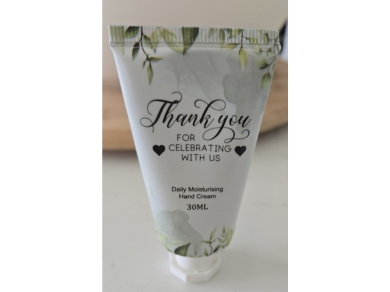 Hannifin Daily Mositurizing Hand Cream, Thank You, 1.1 fl oz/30 mL