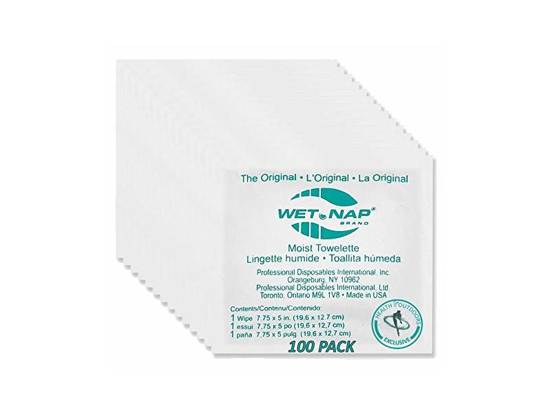 HAO Wet Nap Moist Towelette, The Original, Pack Of 100