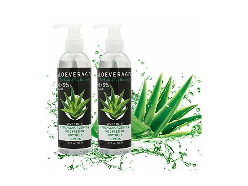 Haopinsh Aloe Vera Gel Durable Moisturizing Refreshing, 8.5 fl oz (250 mL)