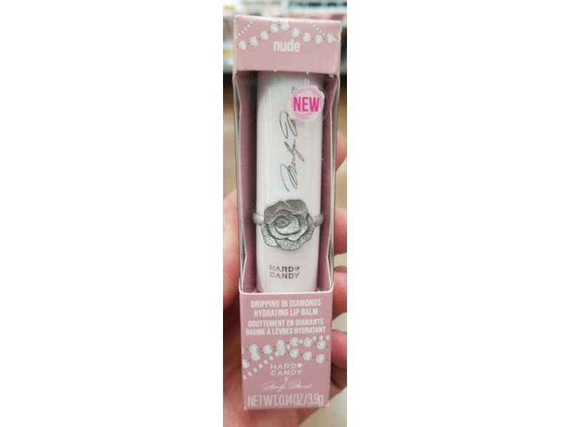 Hard Candy Dripping In Diamonds Hydrating Lip Balm, Nude, 0.14 oz/3.9 g