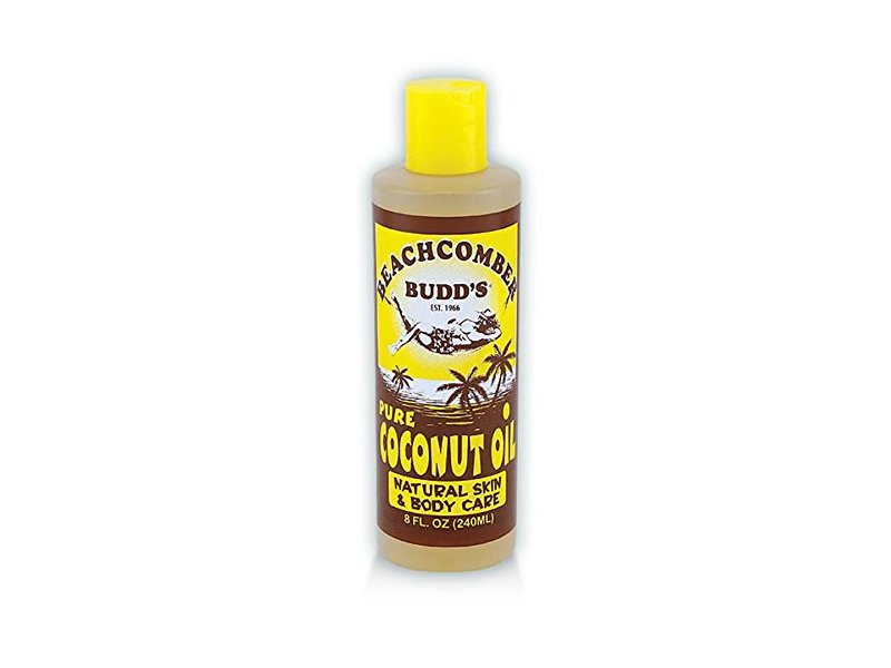 Hawaiian Beachcomber Budd's Coconut Oil Suncare Skin Body Care, 8 oz