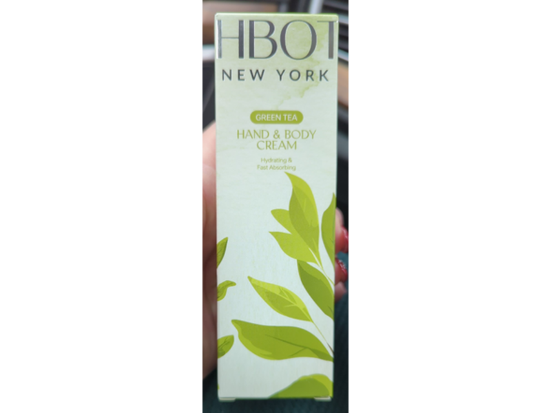 Hbot New York Hand & Body Cream, Green Tea
