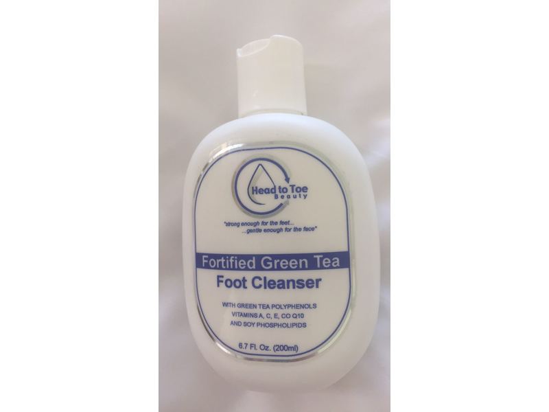 Head to Toe Beauty Fortified Green Tea Foot Cleanser, 6.7 fl oz