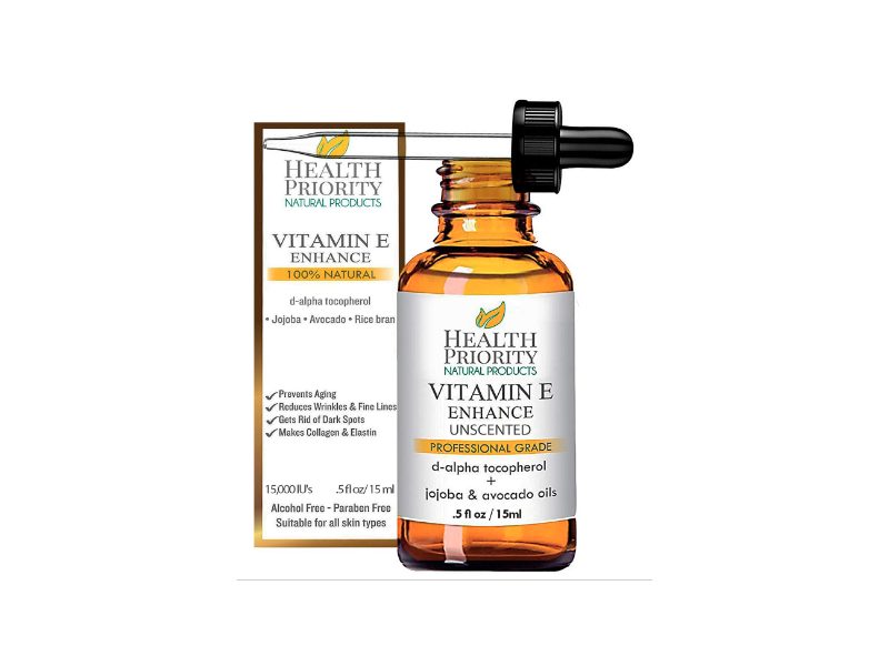 Health Priority Vitamin E Enhance, Unscented, 0.5 fl oz/15 mL