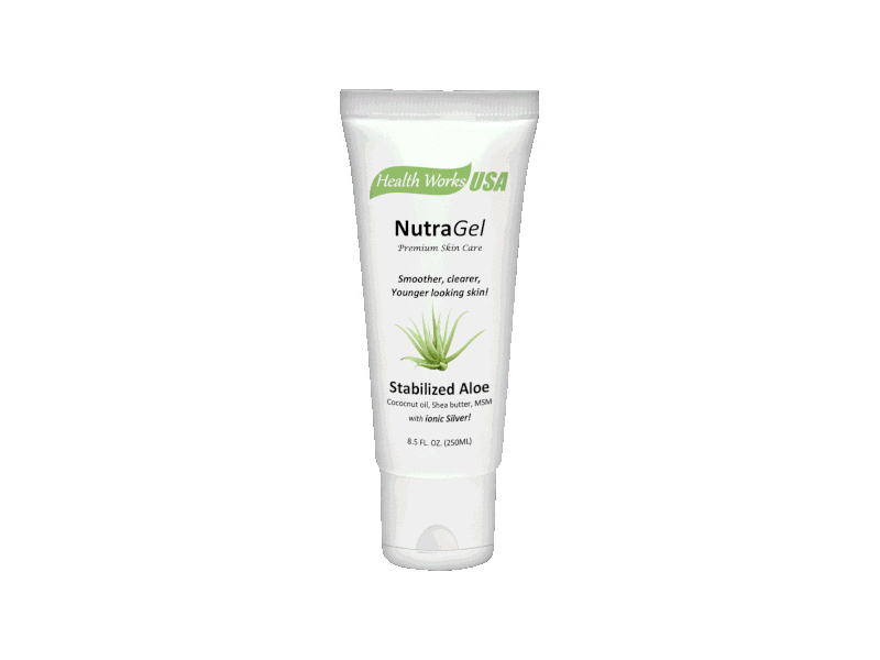 Health Works Usa Nutra Gel, Stabilized Aloe, Unscented, 8.5 fl oz/250 mL