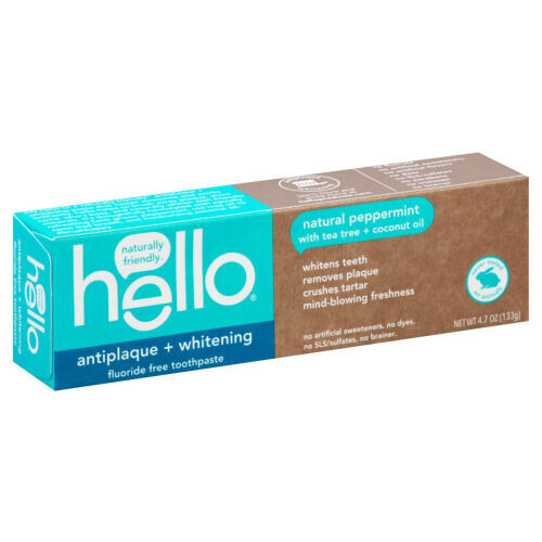 Antiplaque And Whitening Toothpaste, Fluoride Free