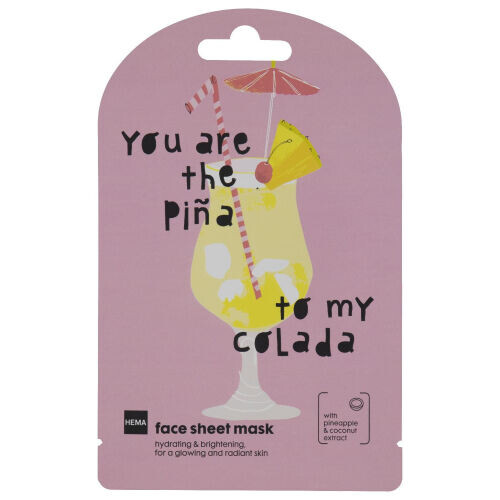 Face Sheet Mask Pina Colada