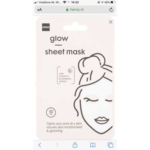 Glow Sheet Mask