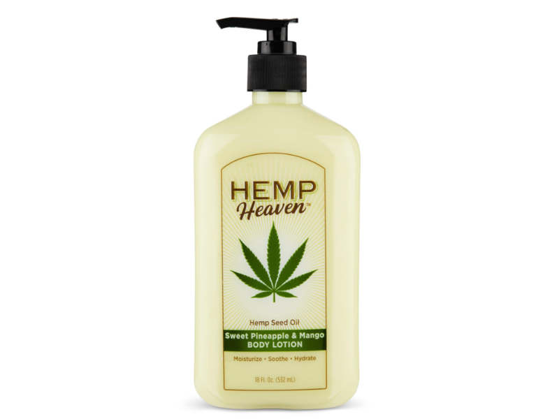Hemp Heaven Body Lotion, Hemp Seed Oil, Sweet Pineapple & Mango, 18 fl oz/532 mL