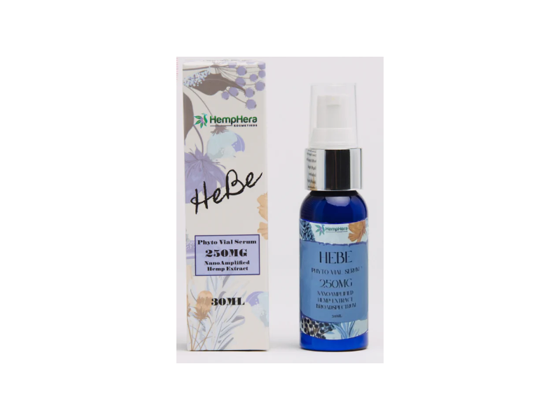 HempHera Hebe Phyto Vinl Serum, Nano Amplified Hemp Extract, 30 mL