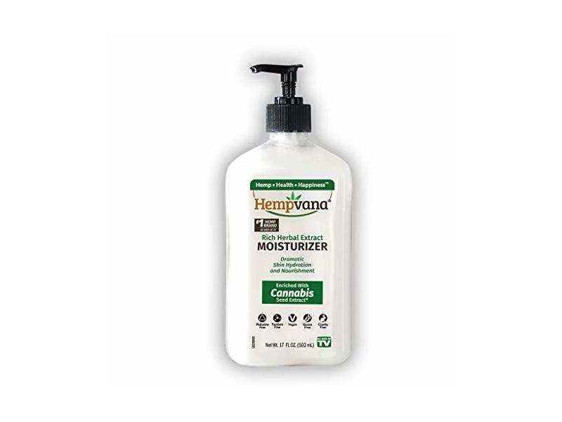 Hempvana Rich Herbal Extract Moisturizer, Cannabis, 17 fl oz/502 mL