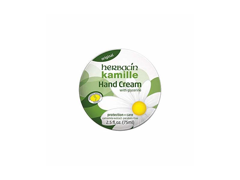 Herbacin Kamille Hand Cream, Glycerine, 2.5 fl oz/75 mL