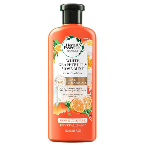 White Grapefruit & Mosa Mint Real Botanicals Naked Volume Conditioner