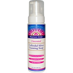 Colloidal Silver Foaming Soap, Unscented