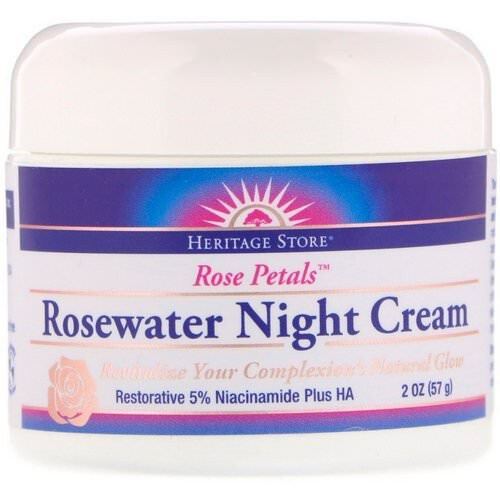 Rosewater And Niacinamide Nighttime Moisturizer