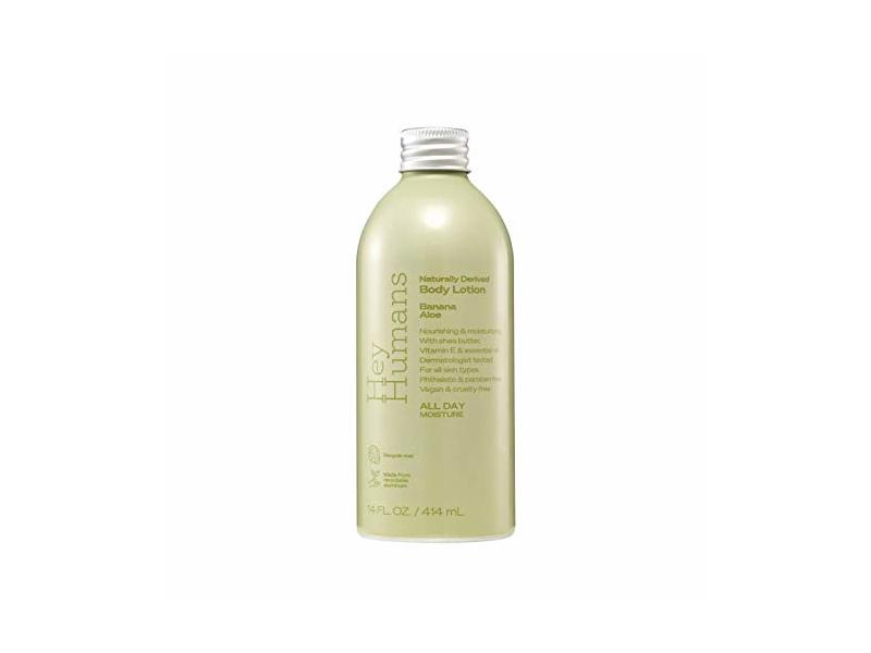 Hey Humans Body Lotion, Banana Aloe, 14 fl oz/414 mL
