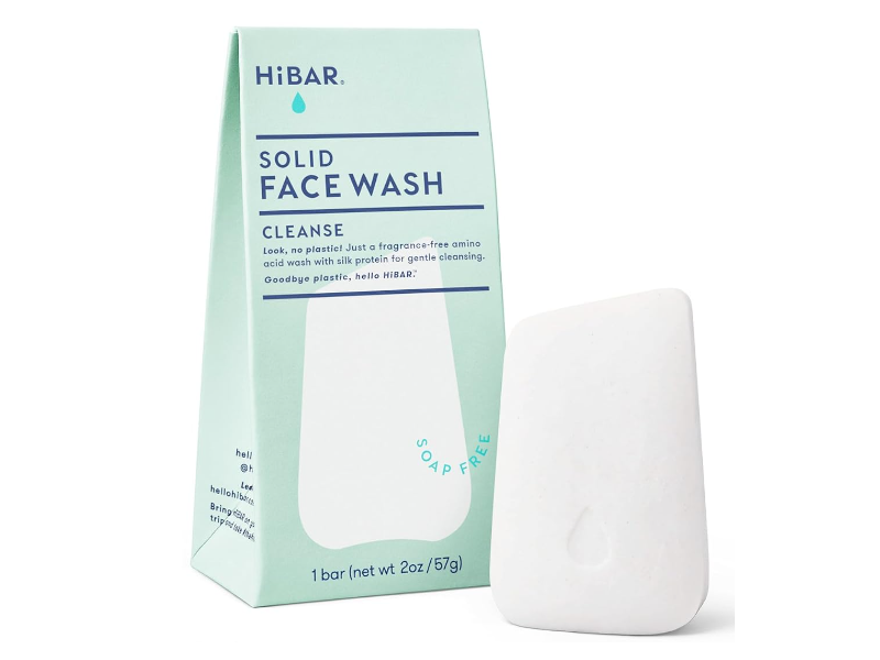 Hibar Solid Cleanse Face Wash Bar, 2 oz/57 g