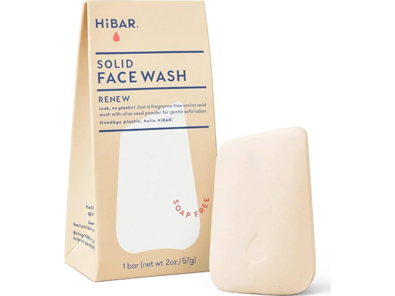 Hibar Solid Renew Face Wash Bar, 2 oz/57 g, 1 Count