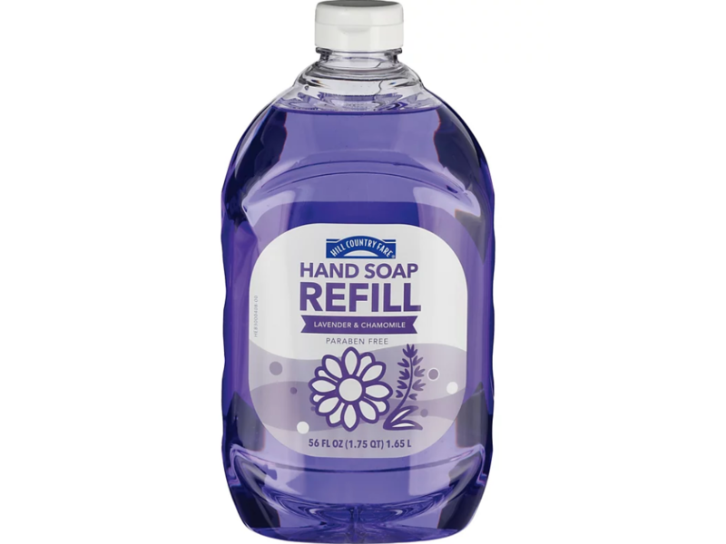 Hill Country Fare Hand Soap Refill, Lavender & Chamomile, 56 fl oz/1.65 L