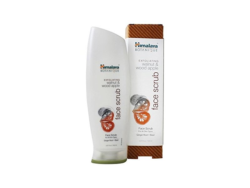 Himalaya Botanique Exfoliating Walnut & Wood Apple Face Scrub, 150 mL